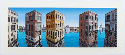 Patrick Hughes "Canaletto" Venice Multiple Signed Print