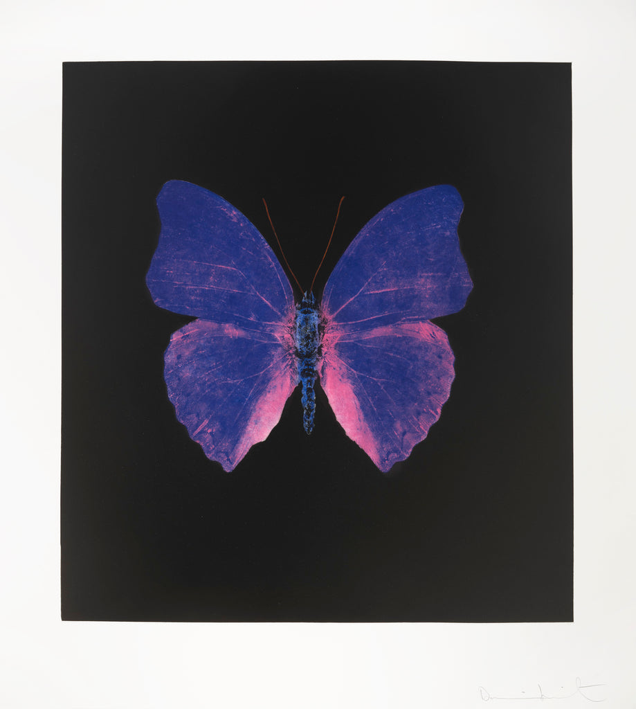 Damien Hirst "Souls on Jacob’s Ladder take their Flight" Blue Butterfly Signed Print