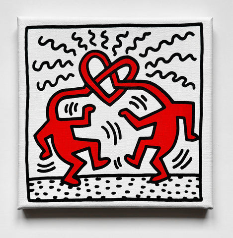 Keith Haring Untitled Love Wedding Canvas