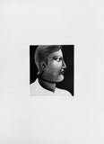 Nicolas Party "Profile" Portrait Signed Mezzoprint
