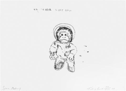 Tracey Emin "Space Monkey" we have lift off signed print