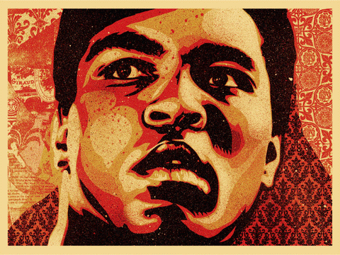 Shepard Fairey "Mohammed Ali"