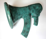 Beejoir "Weapon of choice" Bronze Verdigris Sculpture