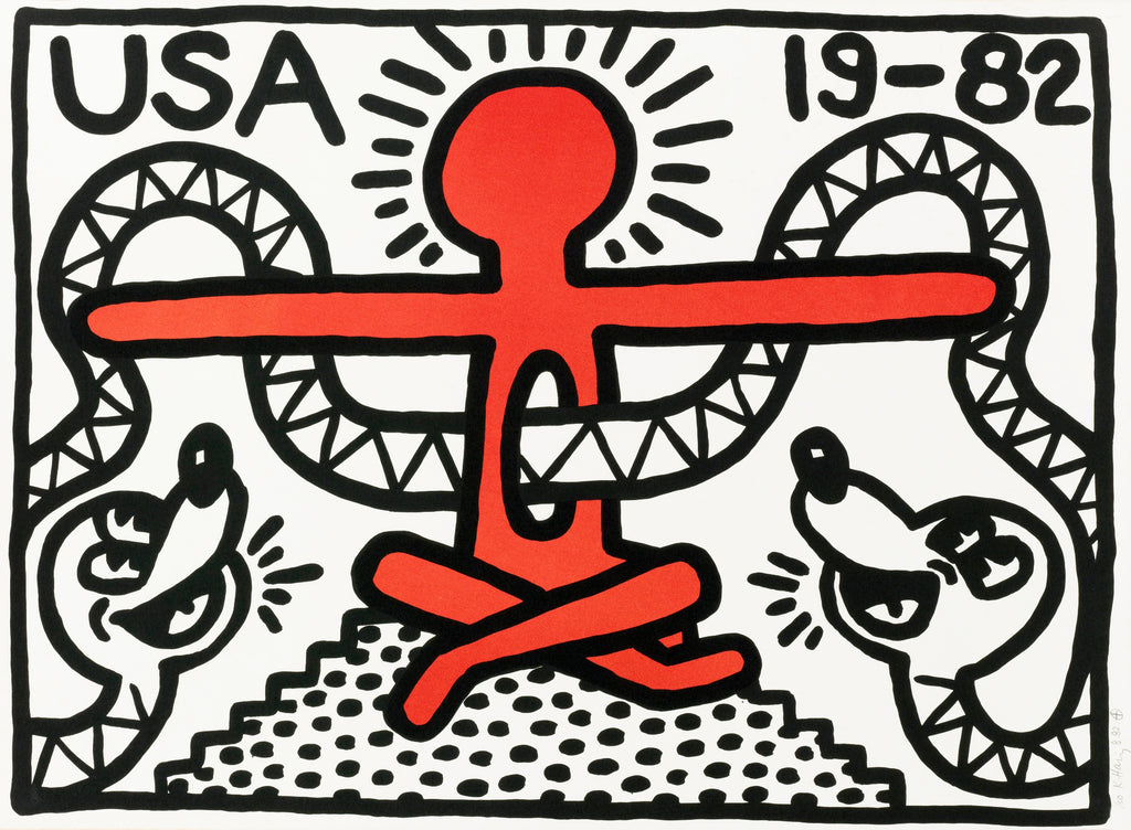 Keith Haring "USA 19-82"