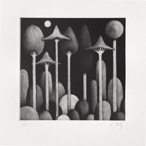 Nicolas Party Landscape Mezzotint