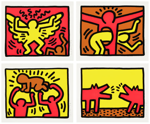 Keith Haring "Pop Shop IV" (Complete Set)