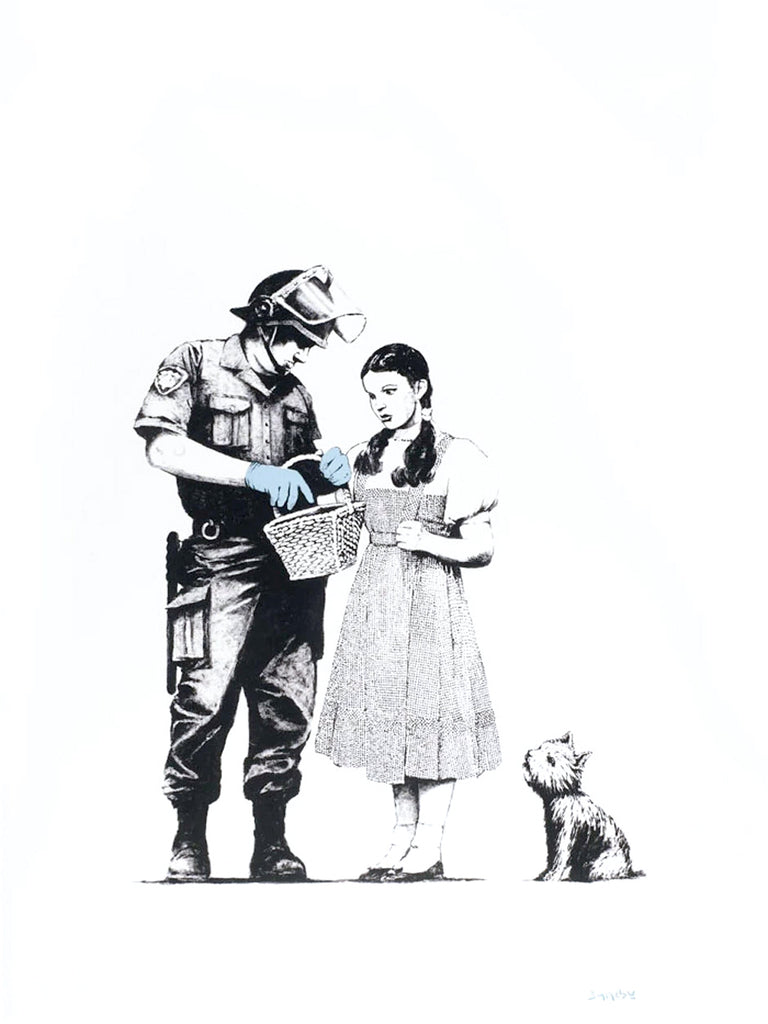Banksy Stop & Search Signed Print