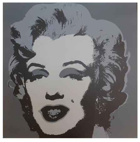 Andy Warhol "Marilyn" Sunday B Morning (Grey)