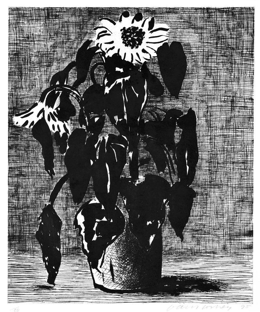 David Hockney "Sunflowers I"