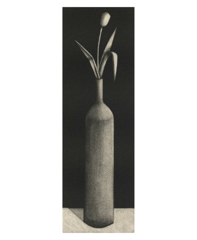 Nicolas Party "Tulip in a Bottle" Mezzotint