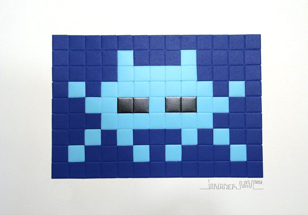 Space Invader "Invasion" Blue