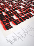 Ben Eine "Moniker Art Fair Print 2011"