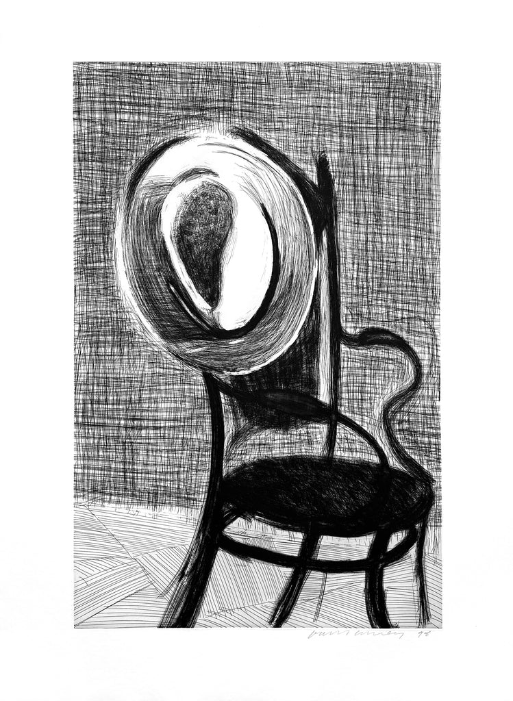 David Hockney "Hat on Chair" Panama Hat Print