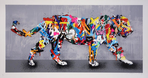 Martin Whatson Tiger Signed Print